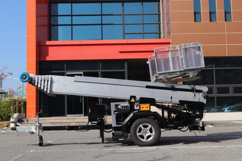 Ladder lift truck Dream TNS manufacturer based in South Korea.